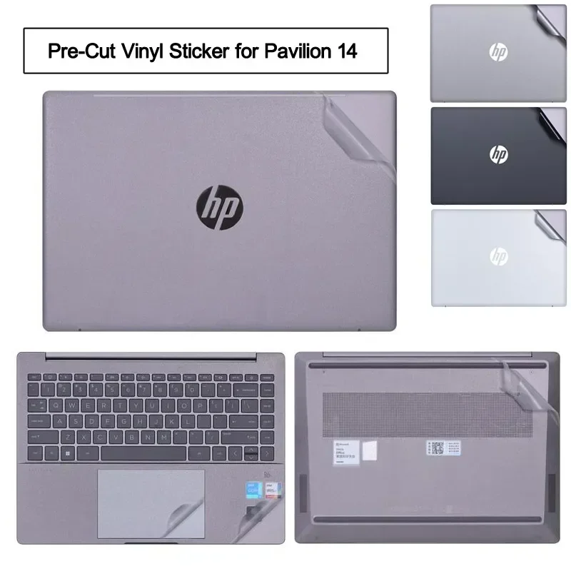 Adesivo de Vinil Anti-impressões Digitais Pré-cortado Película Protetora para hp Pavilion Plus 14 X360 14-eh 14-dv 14-ce