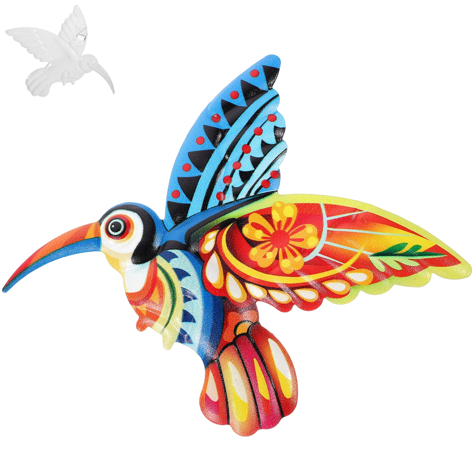

Wrought Iron Hummingbird Wall Hanging Creative Handicraft Exquisite Ornament Decor Animal Ornaments Outdoor Statues Birds