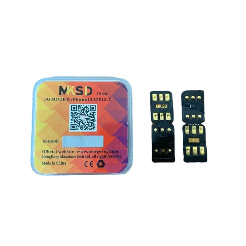 

Upgraded MKSD Ultra 5G- SIM CARD for 6s-7-8-X-XSM-11-13PM Series ABS-material