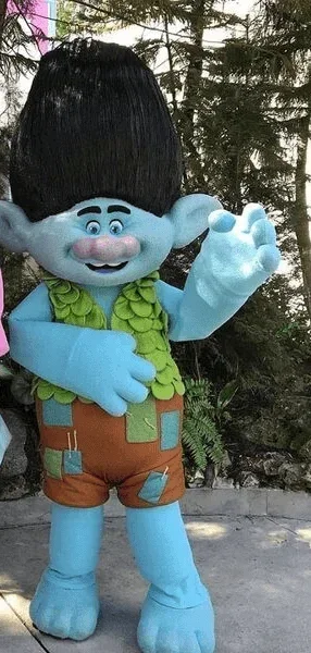 NEW Poppy From Dream Works Trolls Movie Costume Mascot Fancy Dress