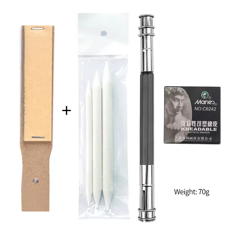 Blending Stumps and Tortillions Paper Art Blenders Sandpaper Pencil Sharpener Pointer Artist Set For Art Drawing Supplies