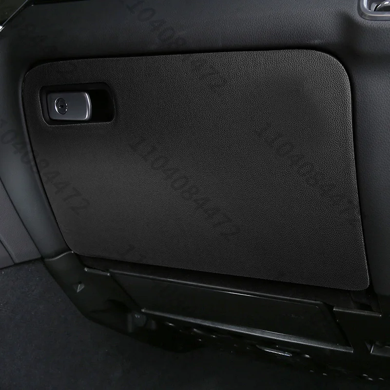 For Porsche Cayenne Macan Panamera Interior Accessories Co-Pilot Storage Panel Protection Anti Kick Pad Decal Sticker