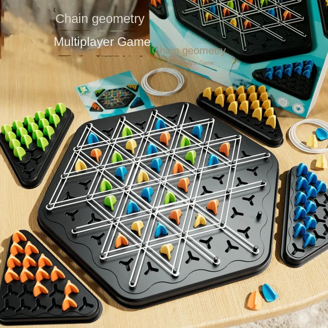 New Chain Triangle Chess Splendor Duel Board Strategy Game for Kids and Adults Fun Family Game Logic Chess Track Tables Game 3