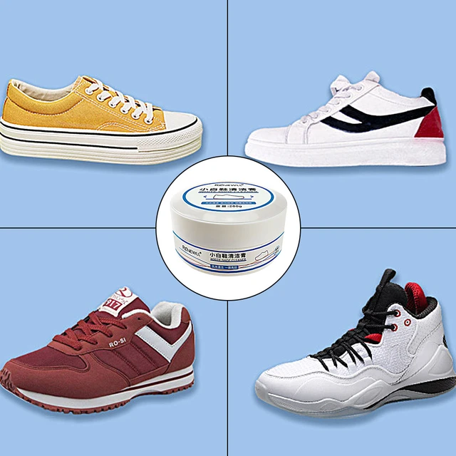 White Shoe Cleaning Cream Multifunctional Cleaning Whitening Maintenance Of  sports Shoes cleaning kit shoe cleaner sneaker clean - AliExpress