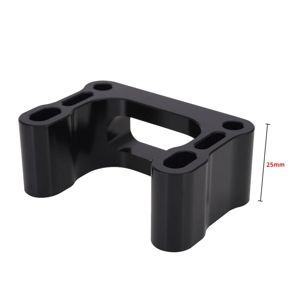 Motorcycle Handlebar Riser Adaptor - Adjustable 15mm to 25mm Elevation