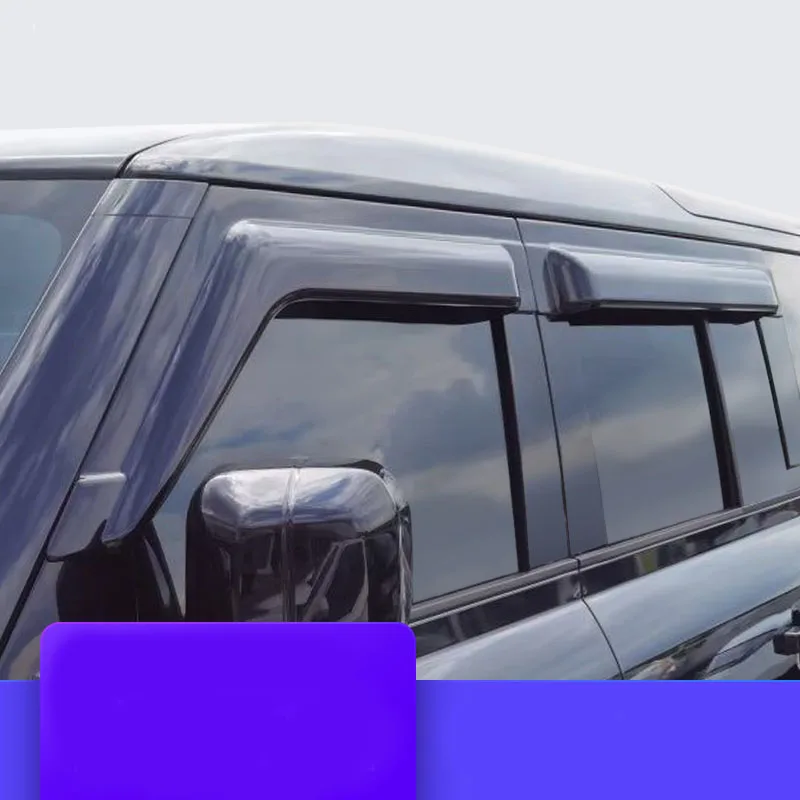 

Дефлекторы на вентиляционное отверстие автомобиля, защита от ветра и дождя для хэтчбека, защитные козырьки для Land Rover Defender 90 110 2020 2023