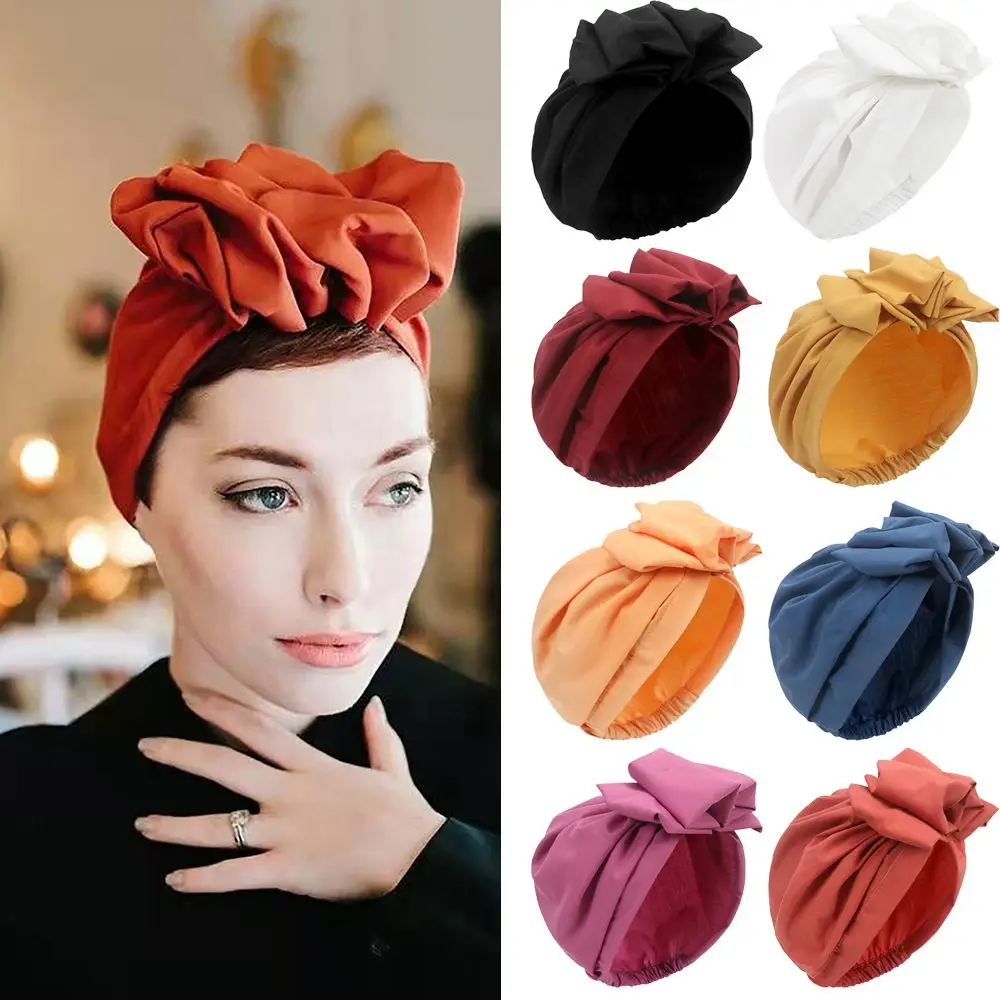 

Head Cover Beanie Cap Headscarf Headwear Bonnet Turban African Head Wraps Cancer Chemo Cap Muslim Hijab