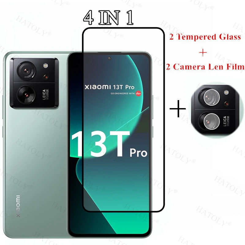 Vetro Temperato A Copertura Totale Per Xiaomi 13 T Pro Obiettivo Della Fotocamera Con Protezione Dello Schermo Per Xiaomi 13 T 13 T Pro Glass Per Xiao