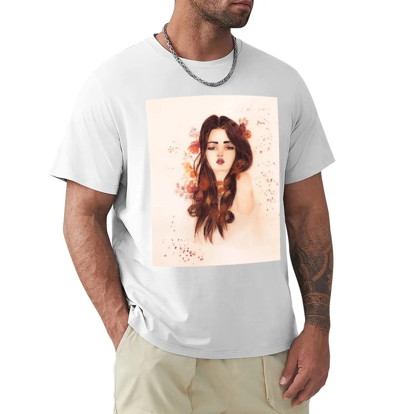 

fall girl T-Shirt heavyweights new edition mens plain t shirts