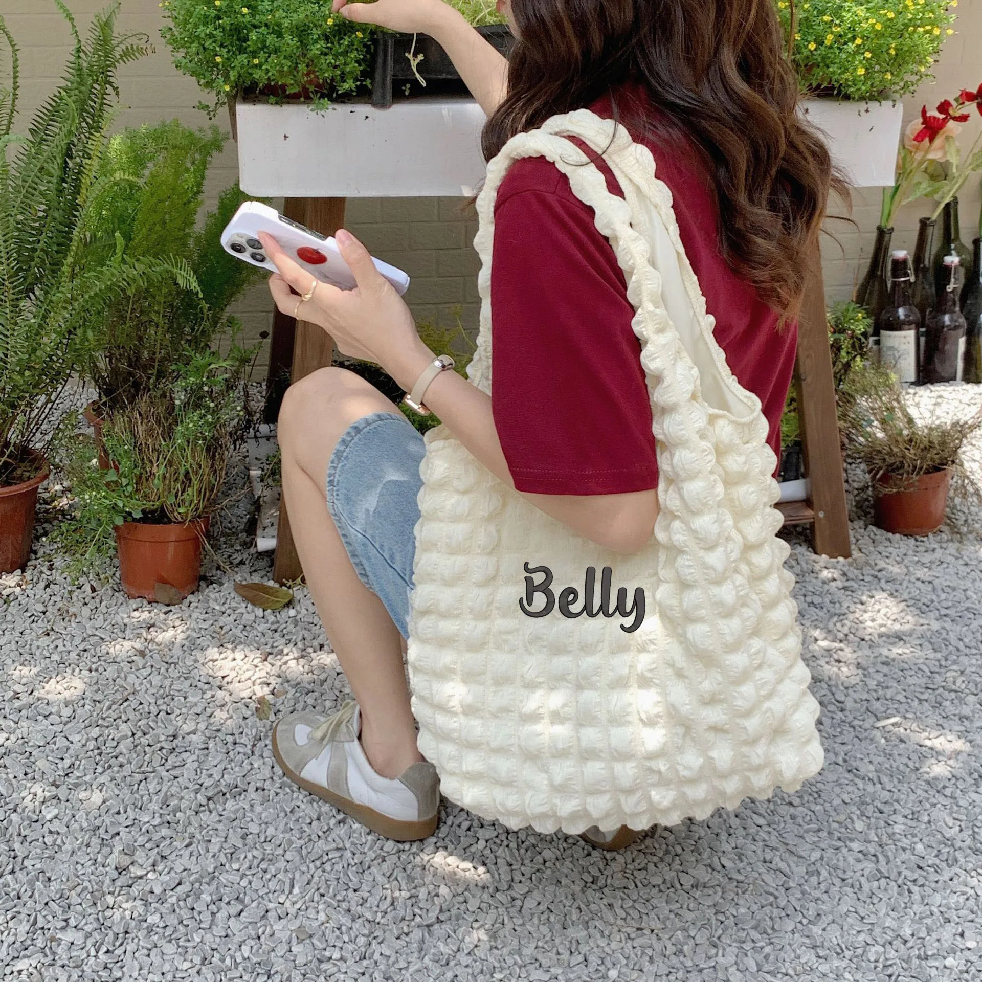 

Personalized Name Large Capacity Lightweight Portable Medium Shopper Bag Perfect for School Work Business Commute Slot Tote Bags
