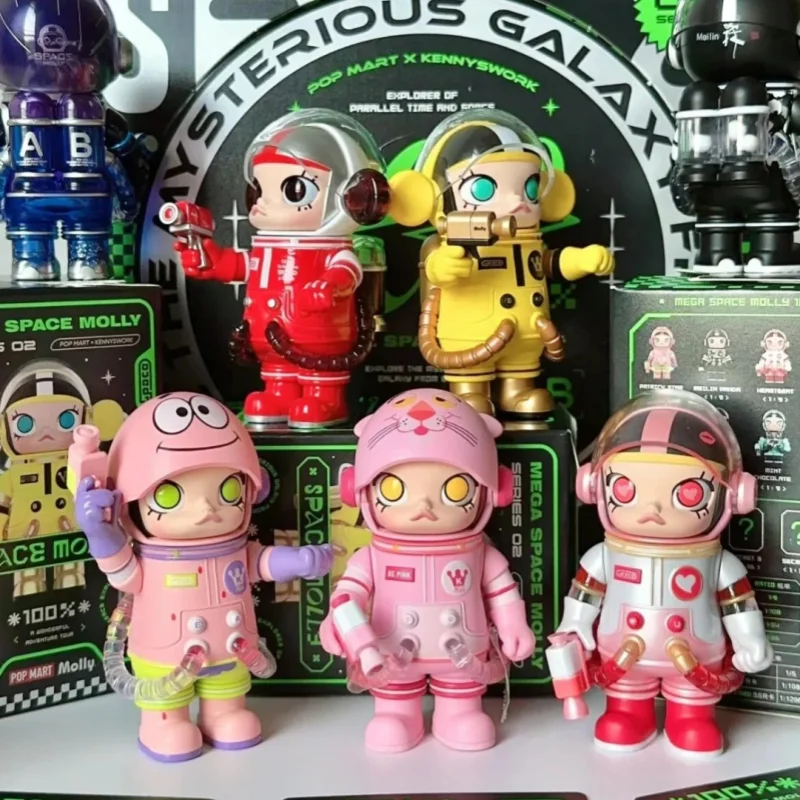 Genuine Mega Space Molly 100% V2 Series 02-B Blind Box Cute