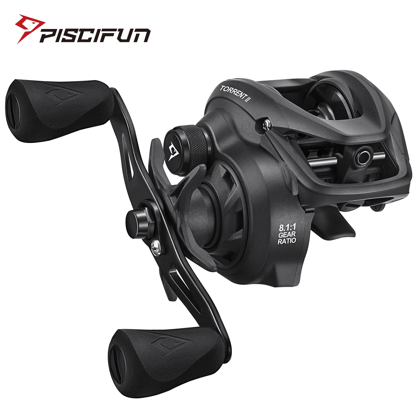 6 speed baitcaster reel KastKing Spartacus II Baitcasting Black / 7.2:1 / Left Handed speed performance facilitated by high The Fastest Baitcasting Reels —