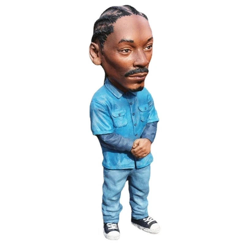 Hip Hop Legend Commemorative Resin Ornaments Tupac and Biggie statue Memorial Statue Crafts Characters Sculpture Home Decoration 6