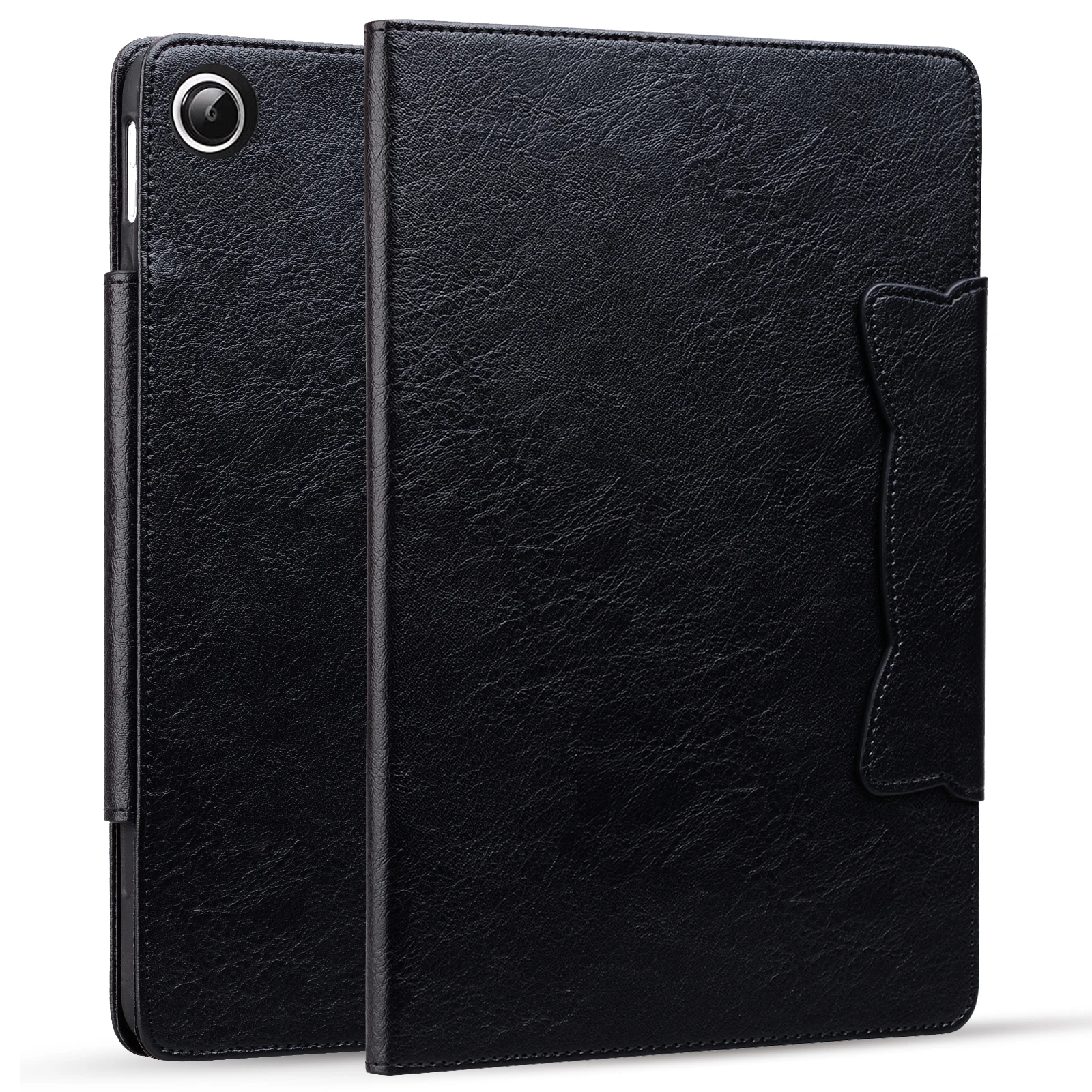 Flower Pattern Leather Wallet Tablet Case