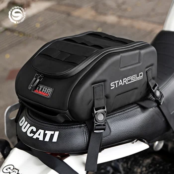 Magnetic Tank Bag Motorcycle Waterproof Black Fuel Tank Bag Large Capacity Moto Rear Seat Side Bag  For BMW R1200gs R1250gs  ﻿ 1