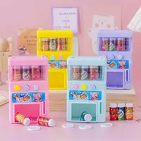 1~8PCS Hot-selling Children's Simulation Mini-coin-operated Beverage Vending Machine Self-service Beverage Cute Funny Toys For 2