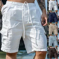 Men Loose Cargo Shorts With Pockets Fashion Beach Streetwear Sports Casual Shorts Running Short Pants 1