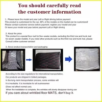Custom Car Floor Mats Anti-slip Wear Resistant A2 A3 A4 A5 A6 2004-2023 Q3 Q3 Q4 Q5 2006-2025 Carpets Foot Coche For Audi A1 6
