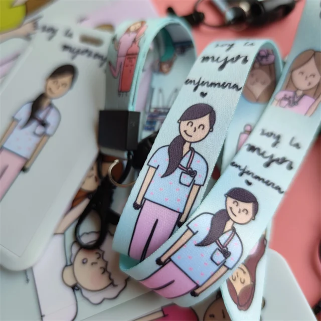 New Creative Doctor Nurse Lanyards ID Badge Holder Women Card
