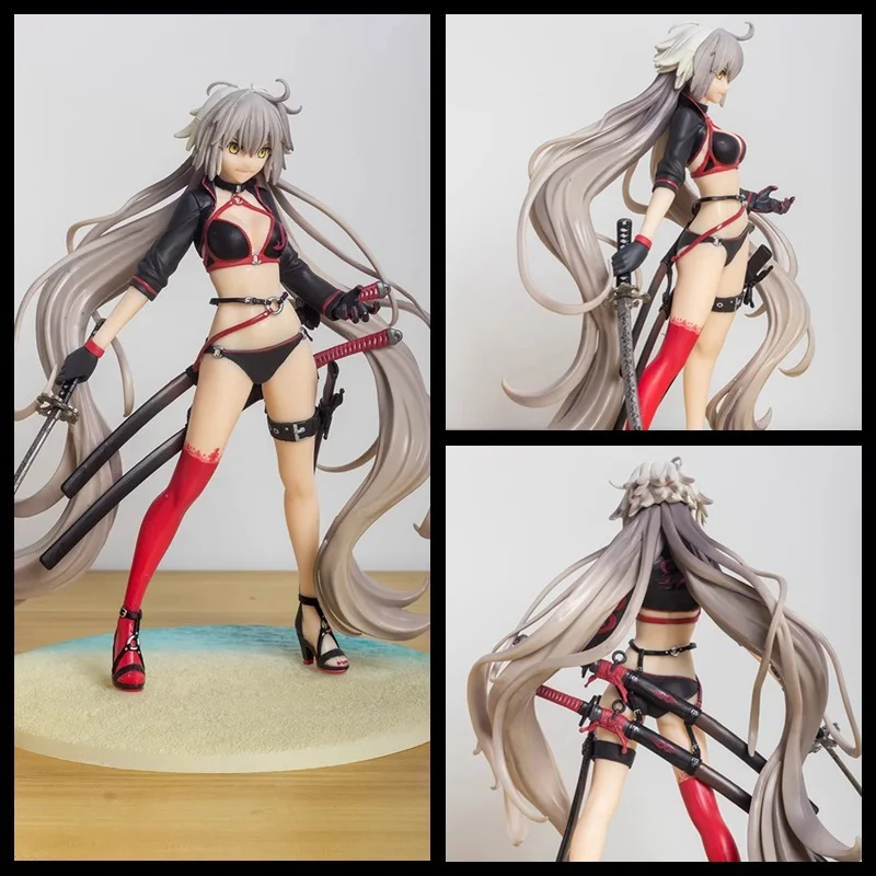 

Anime Figure Pvc Fateful Night Fgo Berserkers Black Jeanne Swimwear Rotator 1/7 Model Ornament Boxed Sexy Toys For Boys Manga