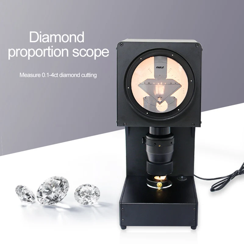 

Fable Diamond Proportion Scope with High Accuracy Diamond Cutting Analysis equipment for 0.1-4.0 CT Diamond CN;GUA