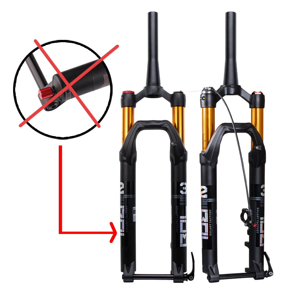 27.5/29inch MTB Bicycle Air Suspension Front Fork 15*100/110MM