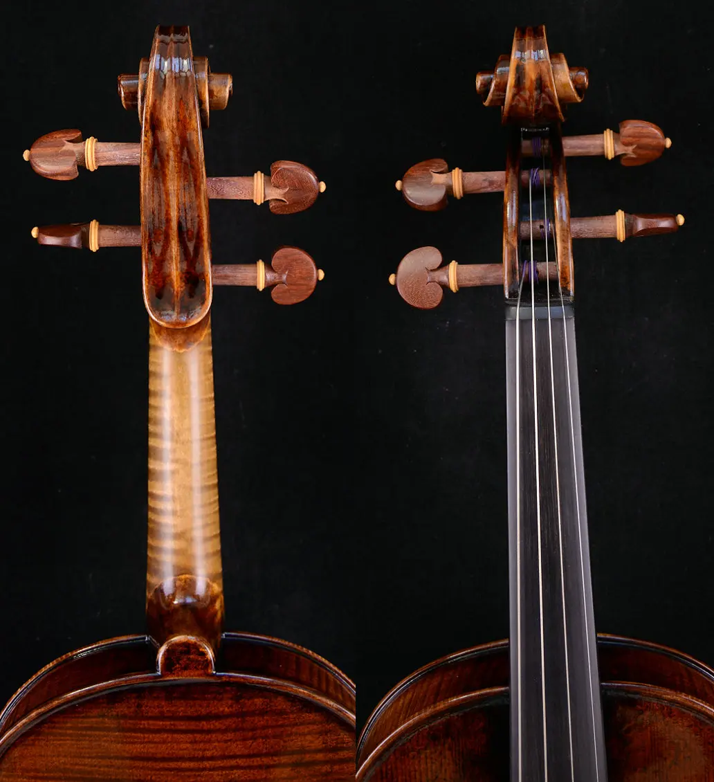 Actual Photo Outstanding Sounding Violin Stradivari Violin Master Wang's Own Work No. W70