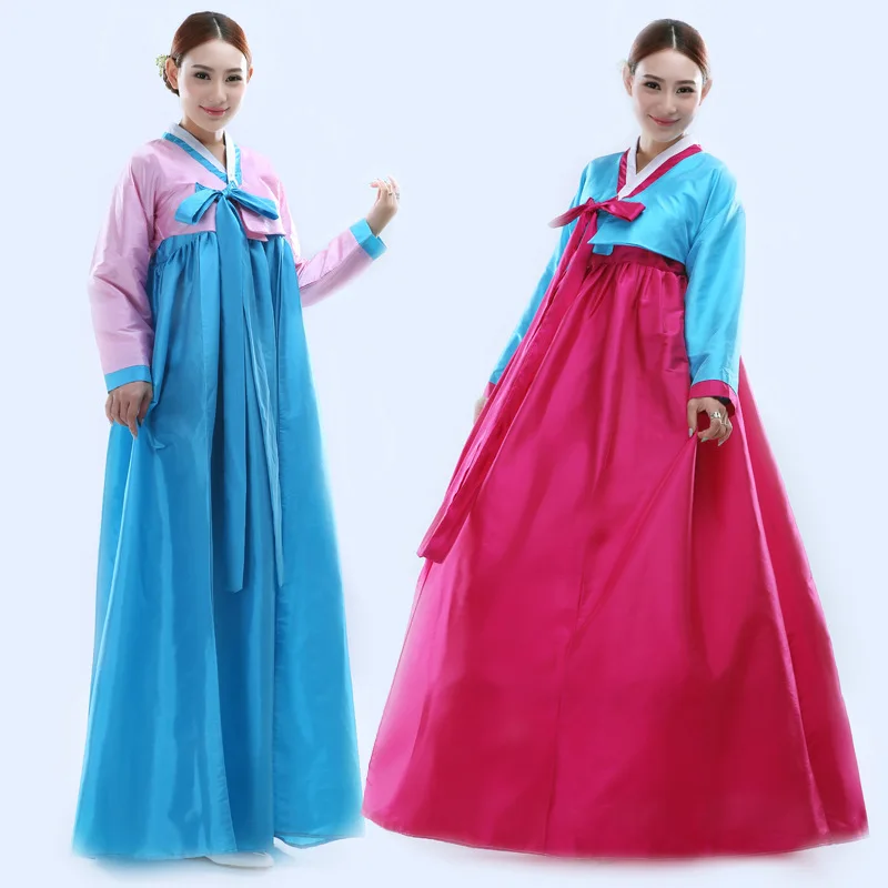 

Korean Tradition Dress Women Korean Hanbok Dress Korean Ancient Costume Female National Stage Performance Dance Costume 89