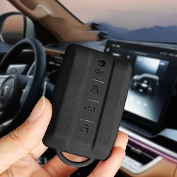 Premium Soft TPU Key Holder Remote Key Case Cover Accessory (Black)
