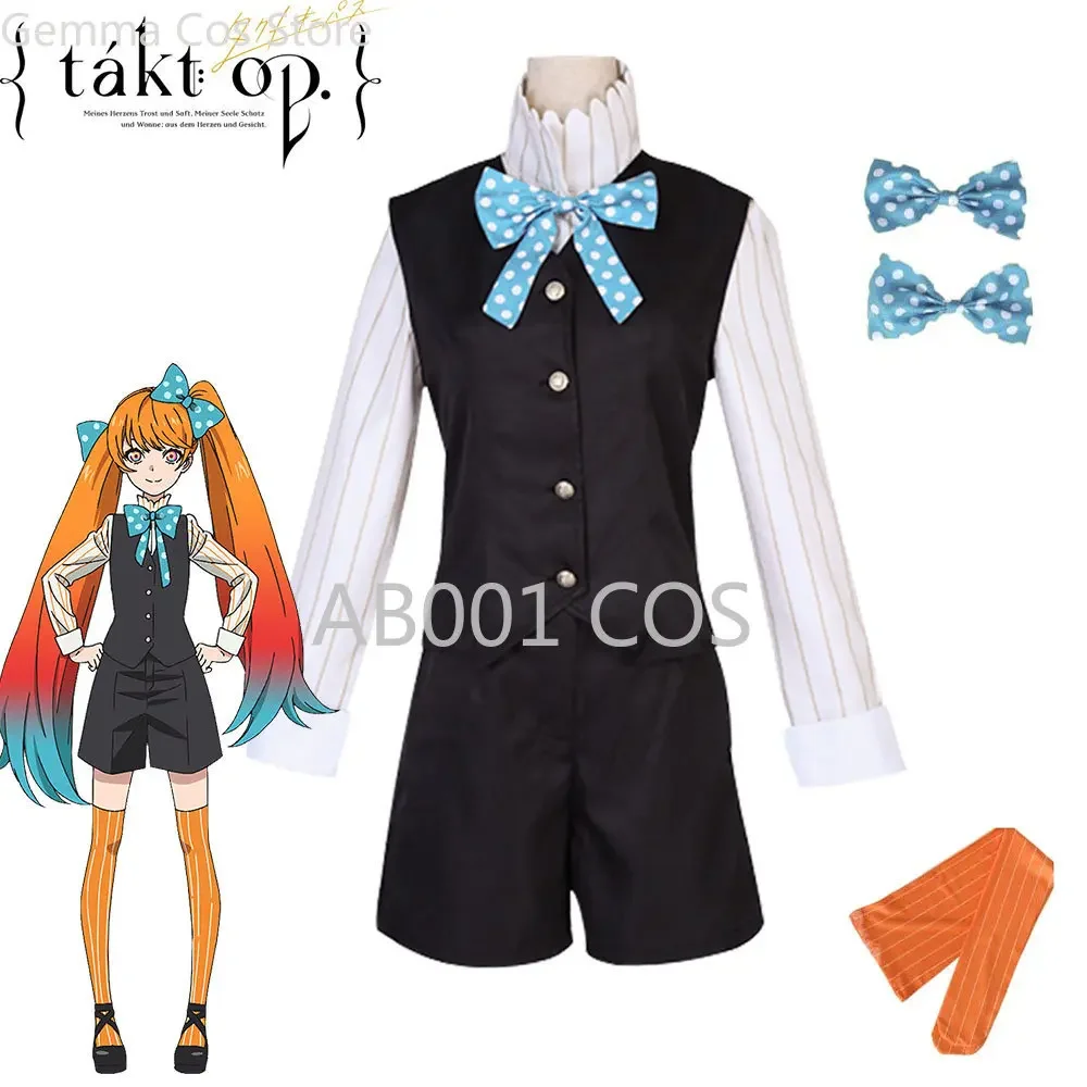 

Takt op.Destiny Titan Cosplay Costume Kyojin Cosplay costume Girl's Anime Uniform Suits and Free Headwear Socks