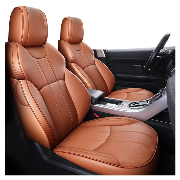 

Universal Car Seat Covers Four Seasons Leather Fashion Design Custom Car Seat Cover Full Five Seats