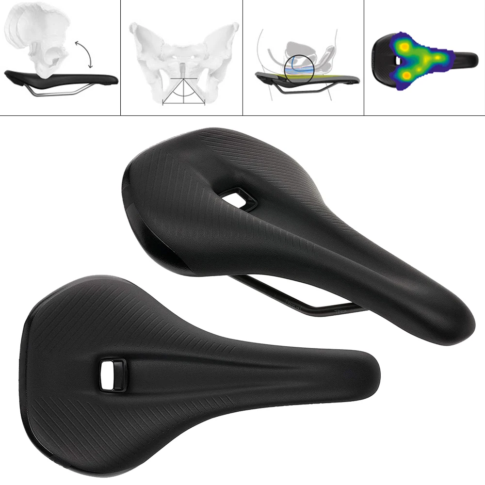 Ergonomic Comfort Bicycle Saddle for All Mountain, Trail, Gravel and