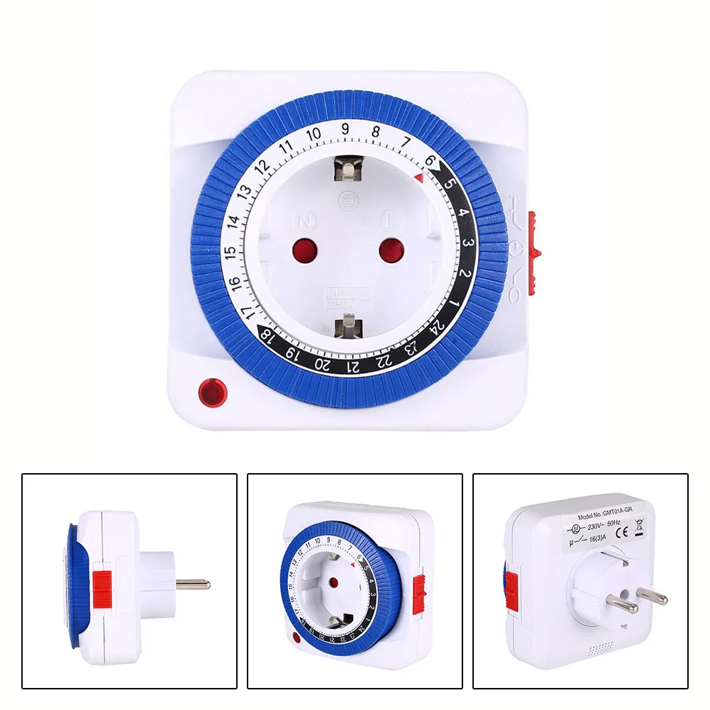 EU 타이머 소켓 1 개, 에너지 소비 감소, 기기 수명 연장, 효율적인 기기 제어