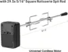 only fire Style Grill Rotisserie System Adjustable Cooking Grate Attachment for Weber 22 inch Kettle Grills - Global 4