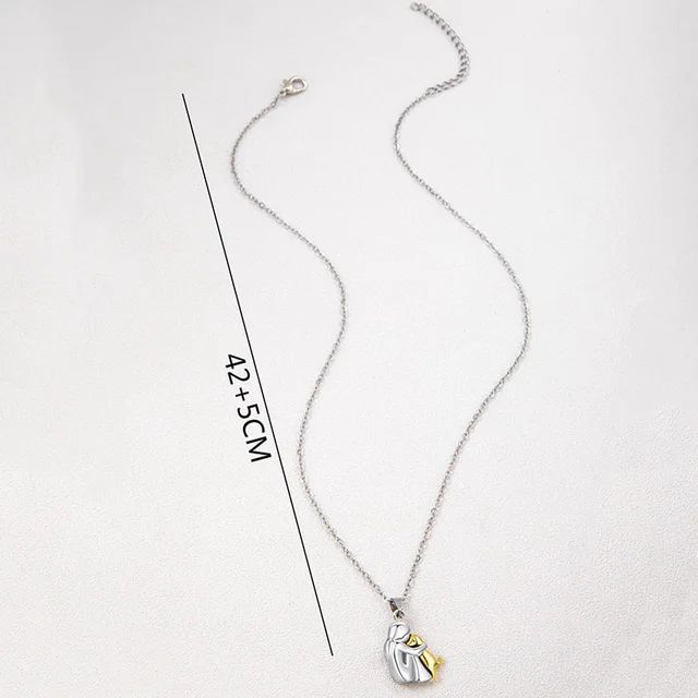 Fashion Women and Dog Necklace 6