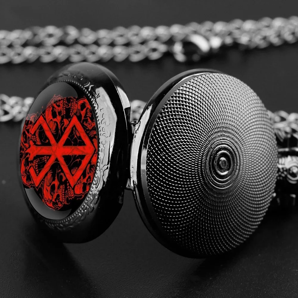 Creative design Glass Dome Quartz Pocket Watch with Chain Necklace Pendant Gift for Male Men Vintage Clock Retro Accessory