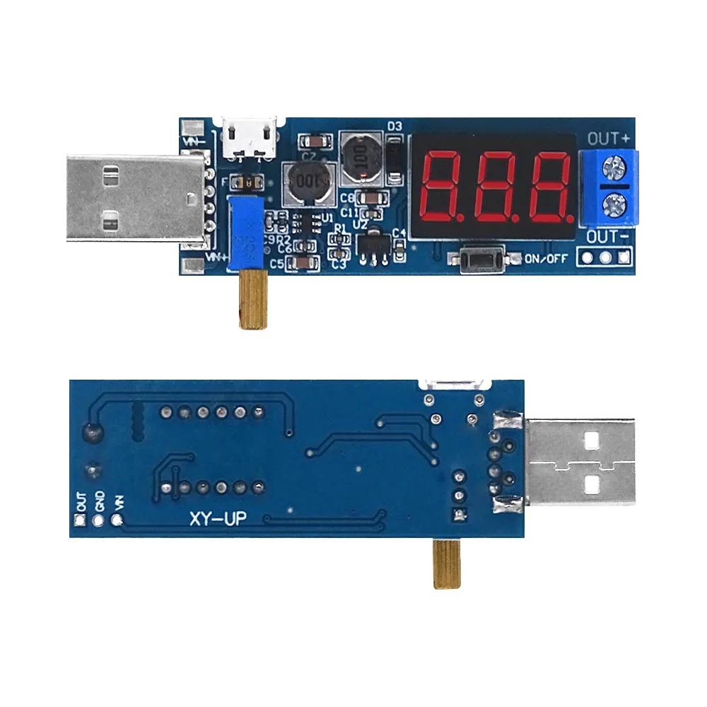 Step Up Converter DC-DC 5V to 3.5V / 12V USB Adjustable Boost Buck Out DC 1.2V-24V