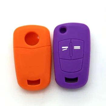 Custodia per chiave in Silicone custodia per chiave adatta per Vauxhall per Opel Corsa Astra per Opel Vectra Signum 2 pulsanti custodia protettiva per chiave - Custodia per chiave in Silicone custodia per chiave adatta per Vauxhall per Opel Corsa Astra