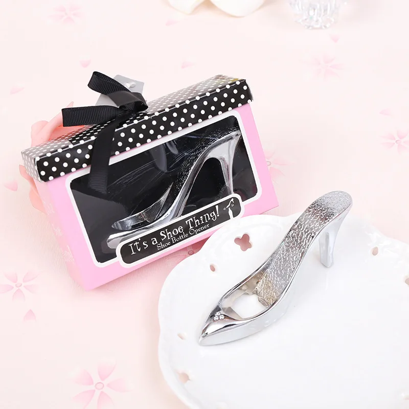 

10 шт./лот Свадебный Праздничный подарок от It's A Shoe Thing открывашка для бутылок на высоком каблуке свадебные сувениры для вечеринок
