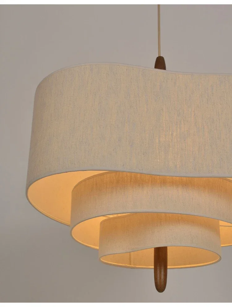 Dining Room with Japanese Wabi Sabi Chandelier