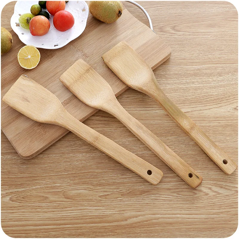 10/5/3/2/1PCS Bamboo Spatula Natural Bamboo Wood Kitchen Utensils Kitchen Utensils