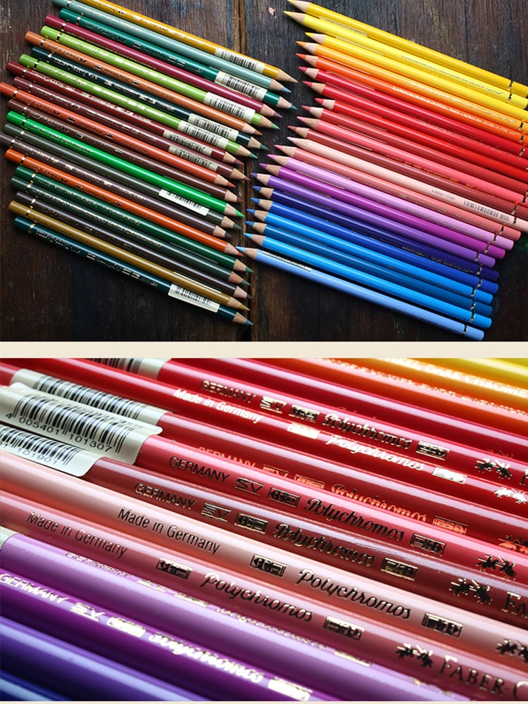 

Germany Imported FABER CASTELL Artist Oil-based Colored Pencils Single Children's Drawing Starter 2B Acid-free Color Pencils