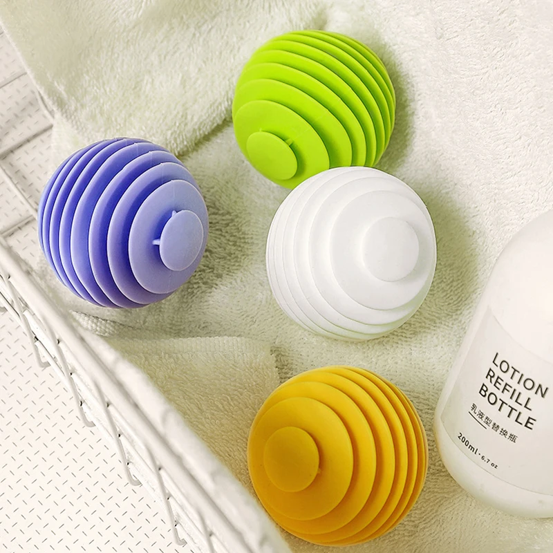 6 pcs Laundry Balls Anti-Winding Reusable Washing Machine Magic Silicone Balls Household Clothes Washing Tools Pet Hair Remover