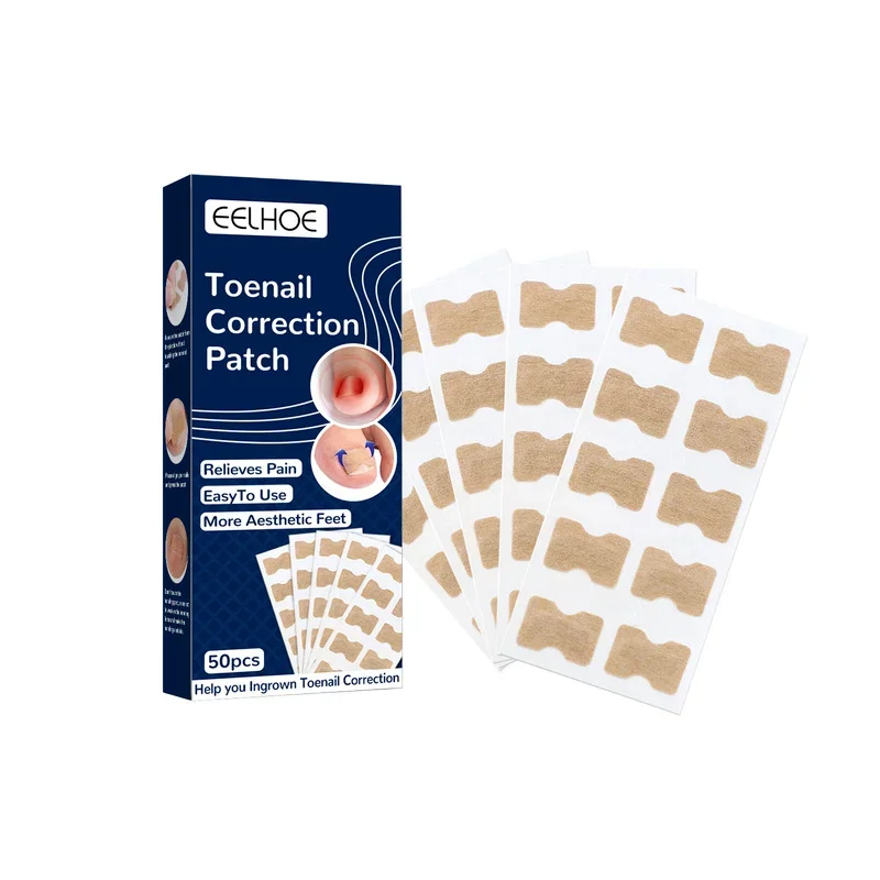 50PCS Ingrown Toenail Correction Tool, Waterproof Nail Correction Stickers for Paronychia Treatment