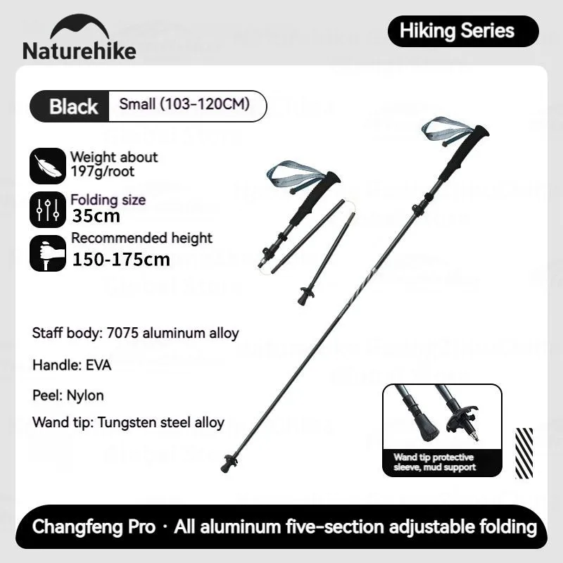 Ultralight Folding Carbon Fiber Trekking Pole