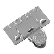 

Measuring Tape Clip 25mm Woodworking Measuring Tape Holder Metal Portable Durable Measurement Locate Calibration Tool