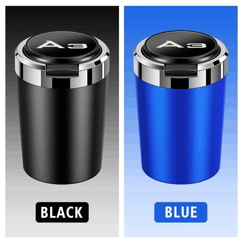 Car Ashtray Accessories for Audi a4 b6 b7 b9 a3 8l 8p 8v q3 a7 a4 b8 a6 c6 4f c7 a5 q8 a7 a8 portable ashtray
