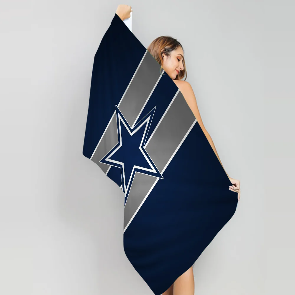 Dallas C-Cowboys Prayer Big Microfiber Beach Towels Quick Dry Towel Sand Beach Towels Pool Towel for Travel Swim Pool Yoga 6