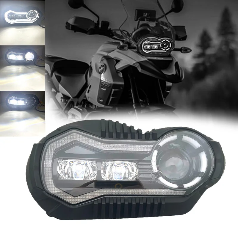 

Newest E24-mark Approved LED Projector Headlight Assembly For BMW R1200GS LC R 1200GS ADV Adventure R1200 GS LED Headlamp