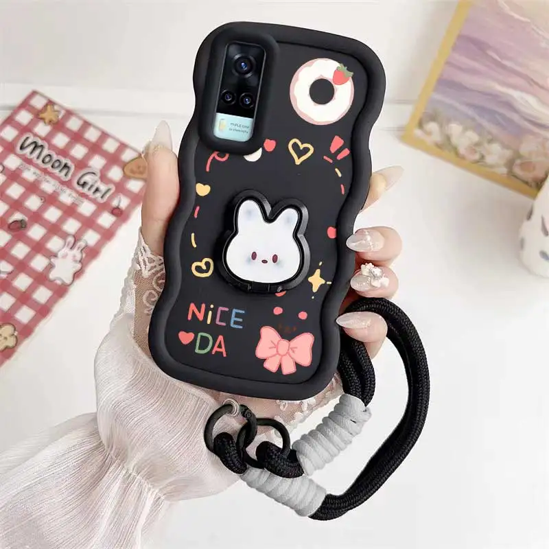 Lucky Day Phone Case Set with Lanyard and Rabbit Stand